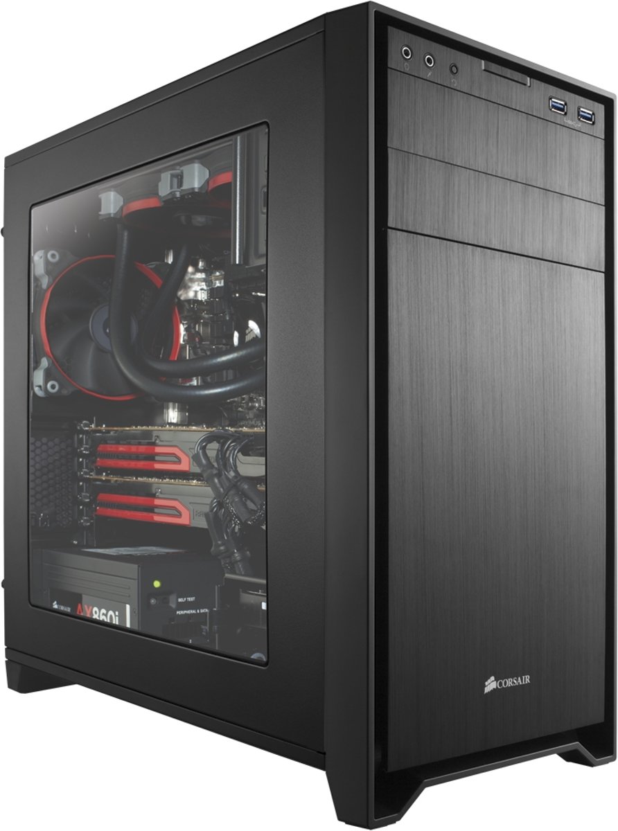 Corsair Obsidian 350D Midi-Toren Zwart computerbehuizing