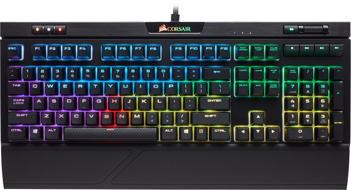 Corsair Strafe RGB MK.2 Mechanisch RGB Gaming Toetsenbord - QWERTY - Cherry MX Red