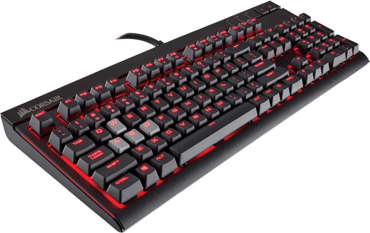 Corsair Strafe Red LED - Azerty - Cherry MX Red - Mechanisch Gaming Toetsenbord