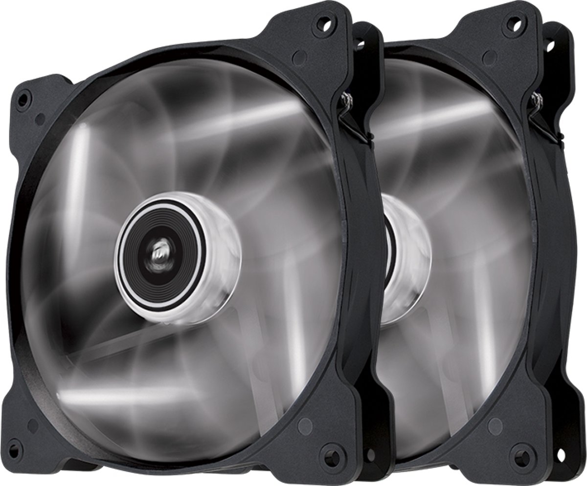 The Air Series SP 140 LED High Static Pressure Fan Cooling White Dual Pack