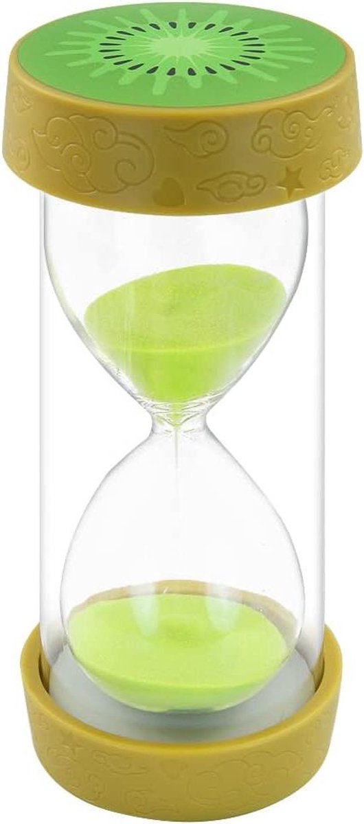   -   Zandtimer met Kleurrijke Maatregelen en Beschermhoes voor Thuis en Bureau - Koken Countdown Verjaardagscadeau (kiwi, 10 minuten)