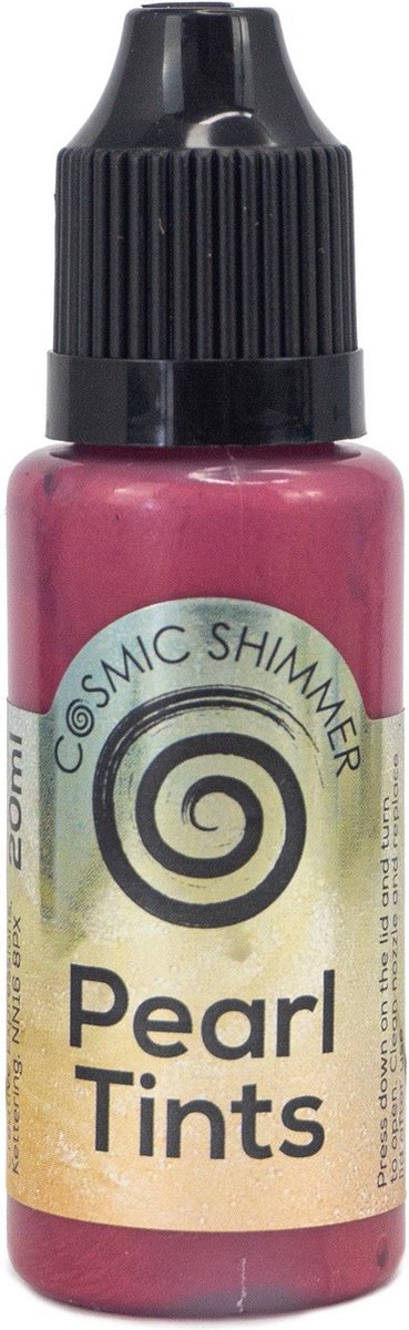 Cosmic Shimmer Pearl tints - Hearty red