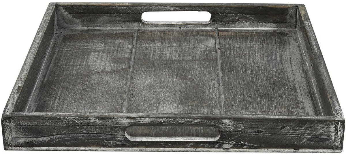   dienblad speelgoed vierkant Claudina 30cm grijs decoratief.