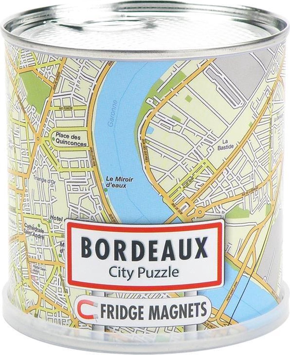 Extragoods Bordeaux city puzzle magnets