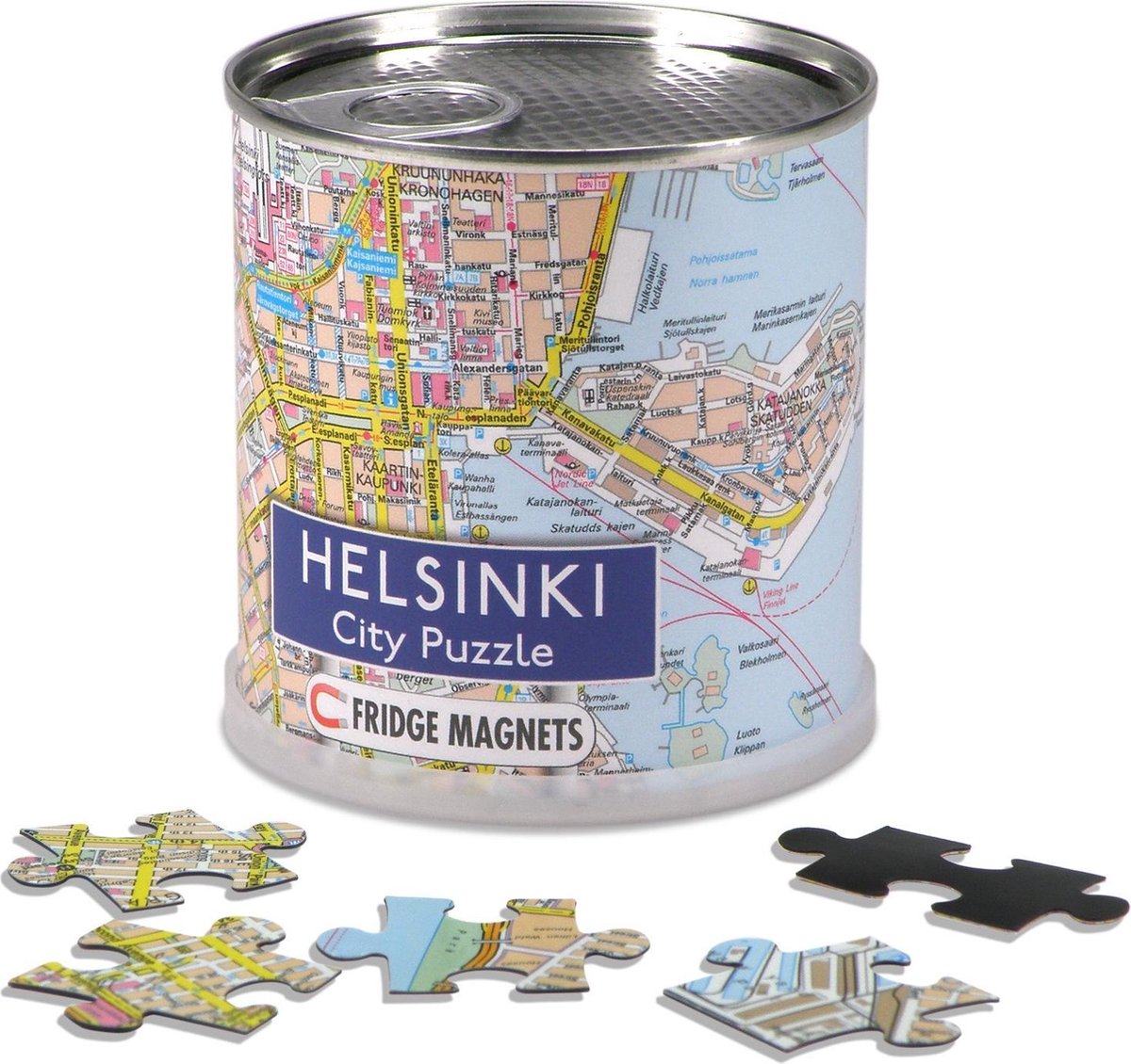 Extragoods Helsinki city puzzle magnets