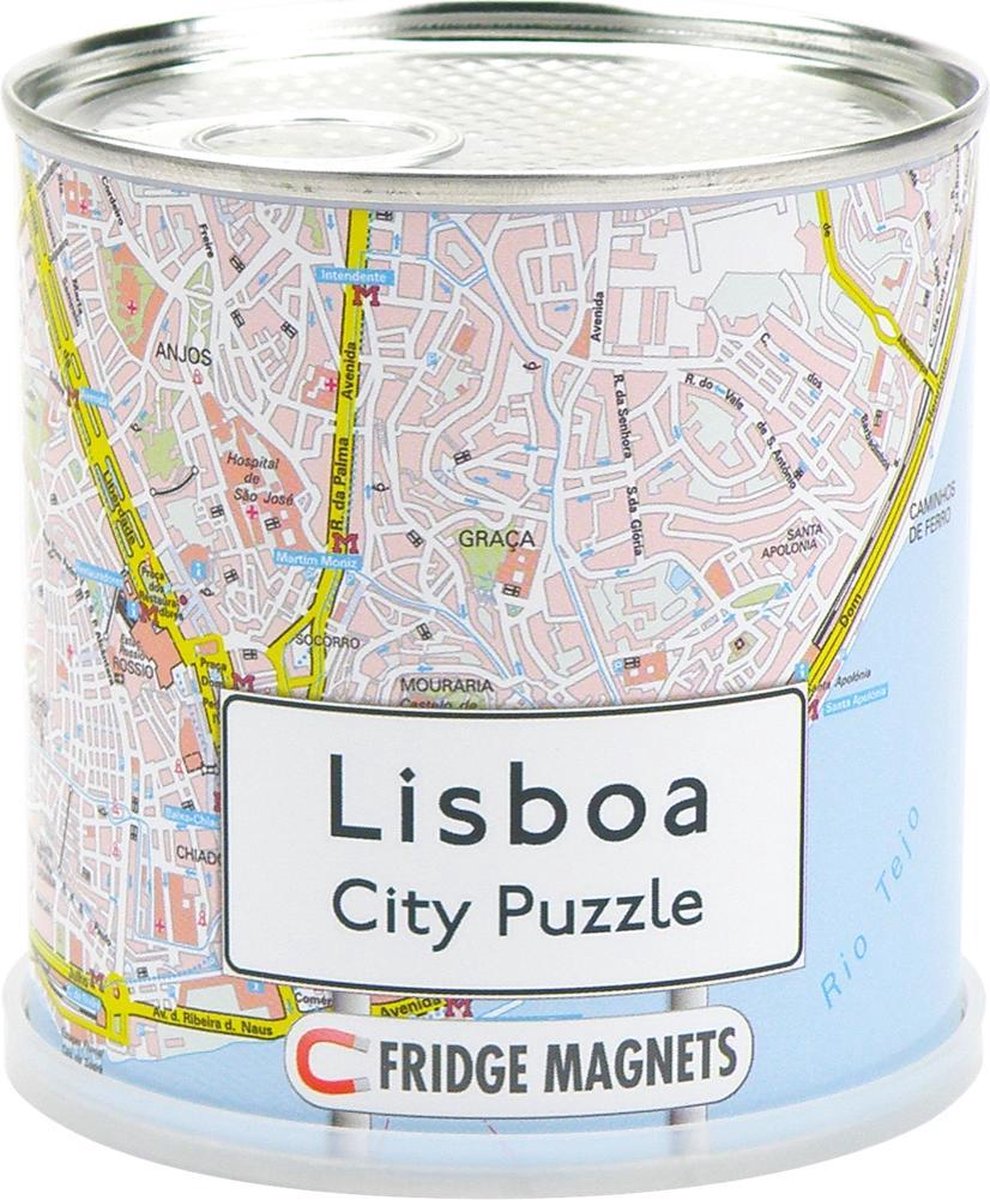 Extragoods Lisboa city puzzle magnets