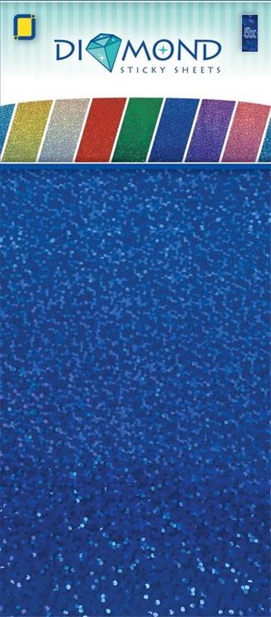 Crafts & Co Diamond kleverige vellen Blauw