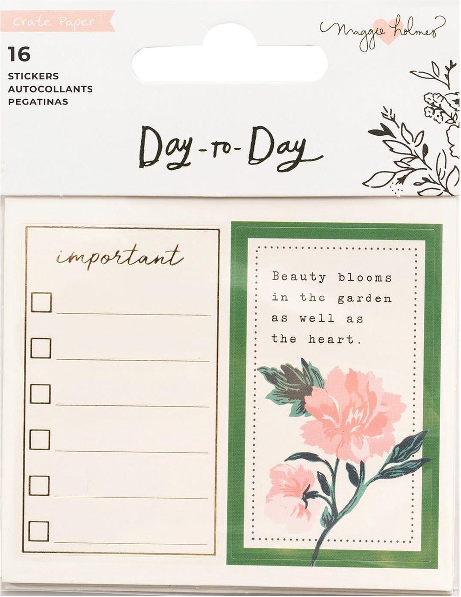 Crate Paper - Day-To-Day Disc Planner Mini Sticker Book 1