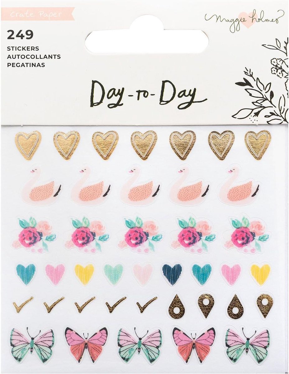 Crate Paper - Day-To-Day Disc Planner Mini Sticker Book 3