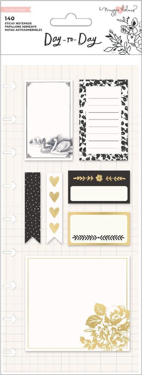 Crate Paper - Day-To-Day Disc Planner Sticky Notes Swan