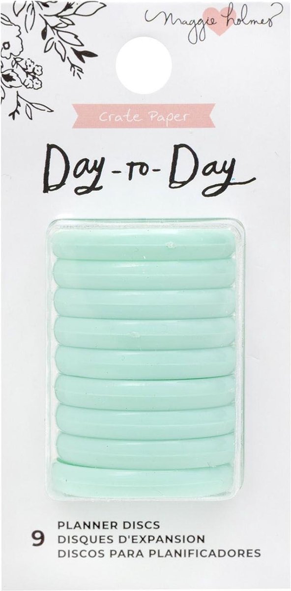 Crate Paper - Day-To-Day Planner Discs Small Mint