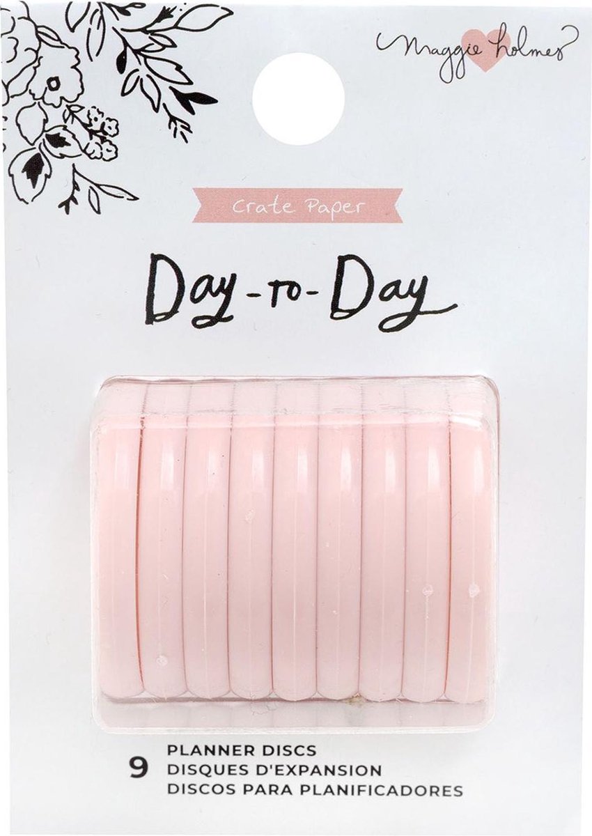 Crate Paper - Day-to-Day planner discs medium Blush