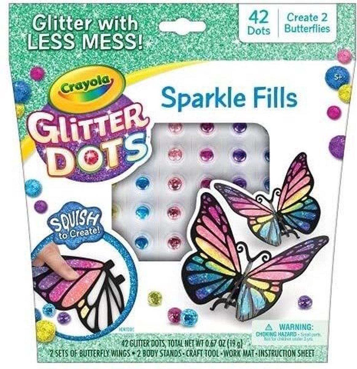 CRAYOLA Game Glitter Dots Sparkle 3D-vullingen