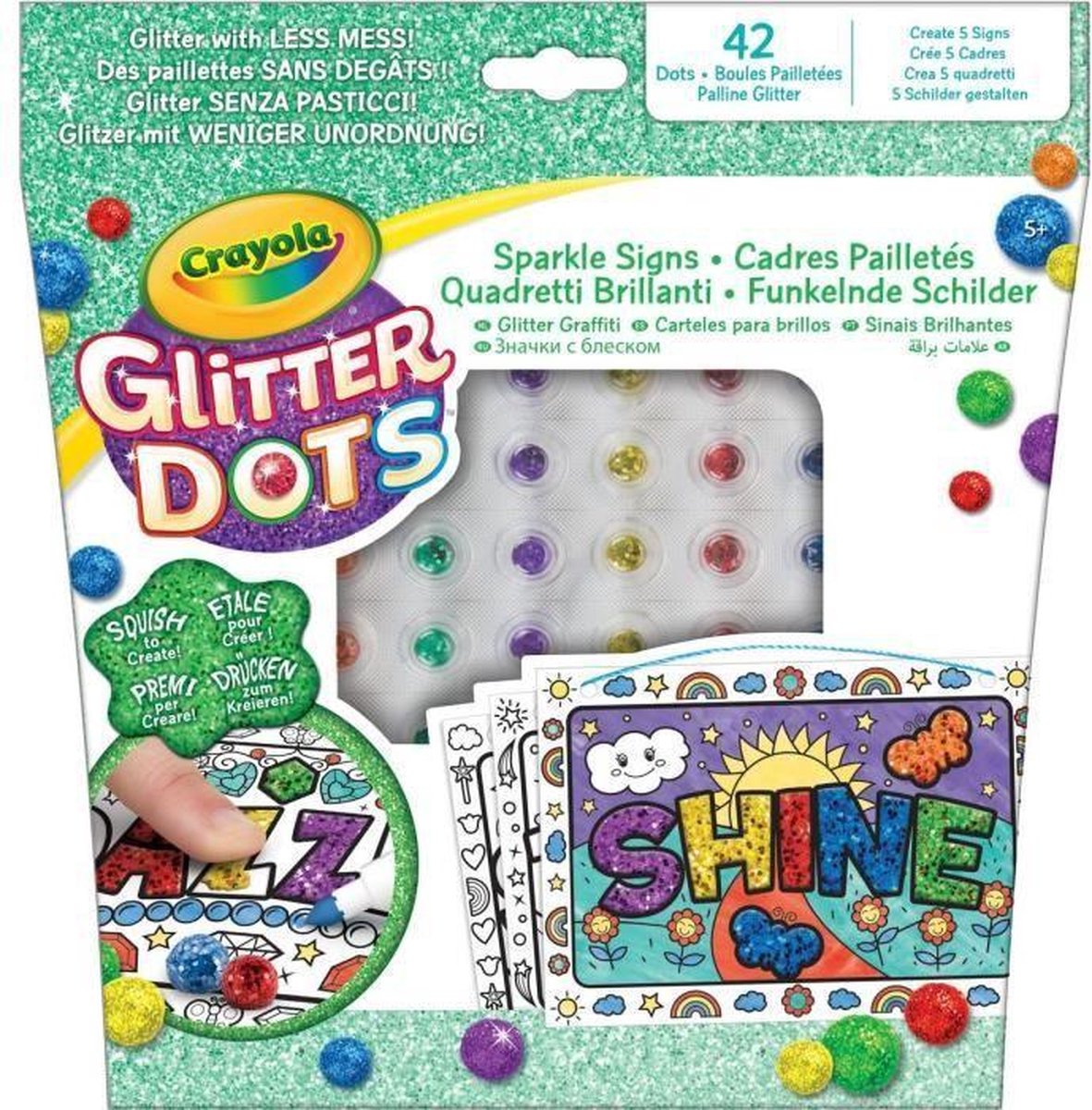 CRAYOLA Glitter Dots: Sparkle Signs Refresh (