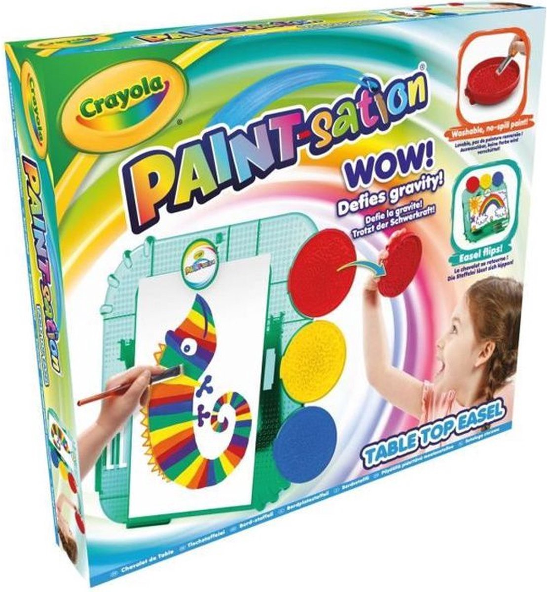 CRAYOLA Paint-Sation schildersezel 2 in 1