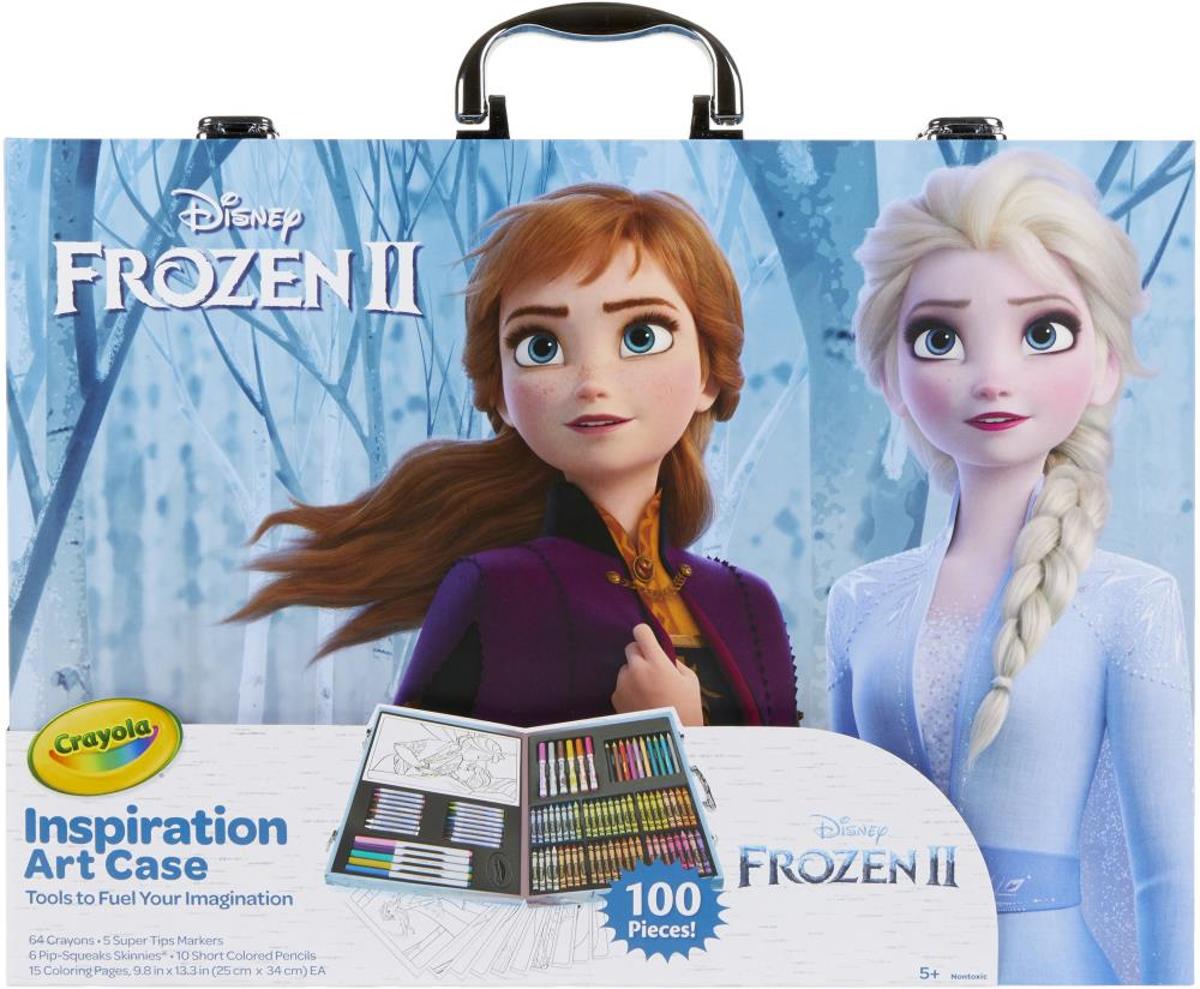 Crayola - Frozen 2  - Luxe Inspiratie Kleurkoffer - 100 items