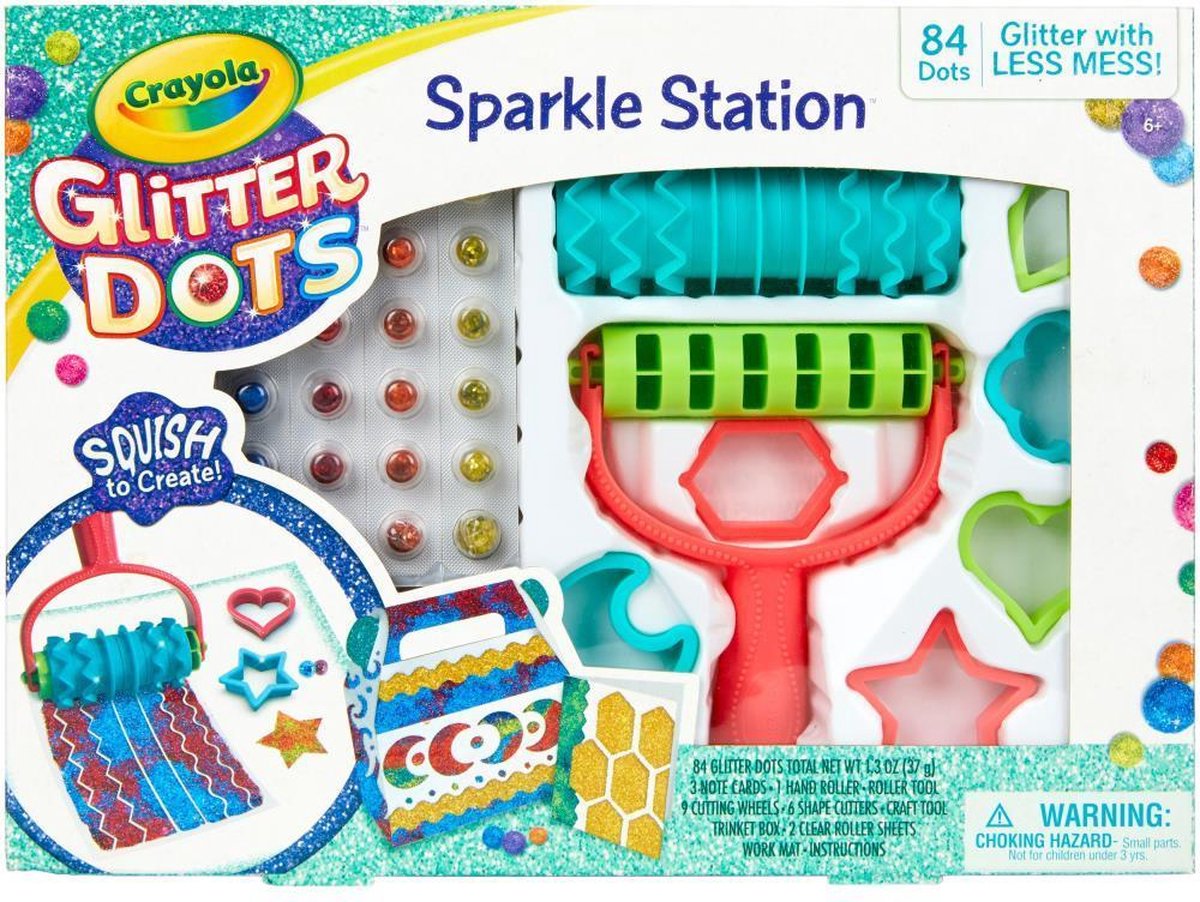 Crayola - Glitter Dots Sprakle Station - Knutselen voor Kinderen