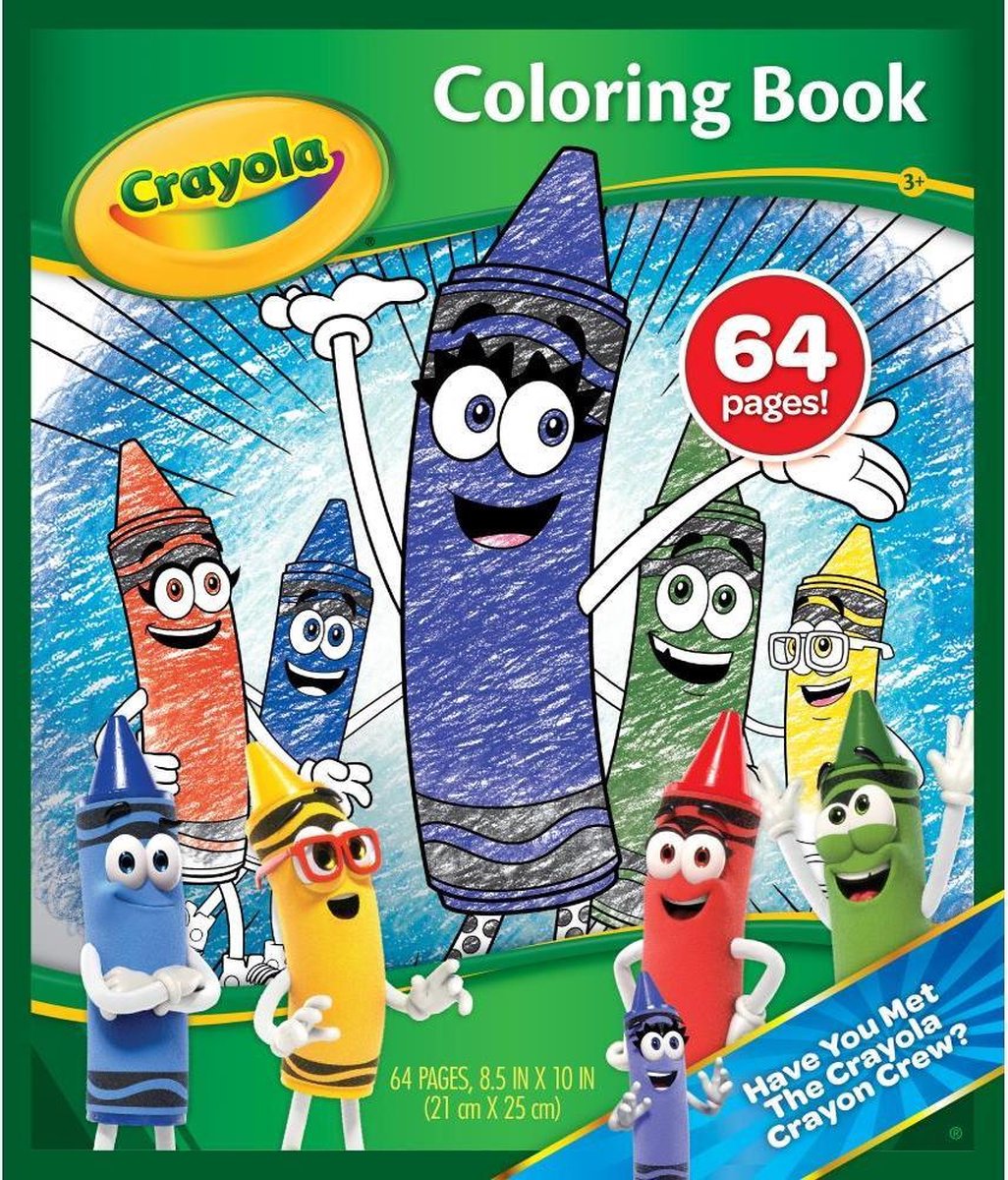 Crayola - Kleurboek voor kinderen - met 64 kleurplaten