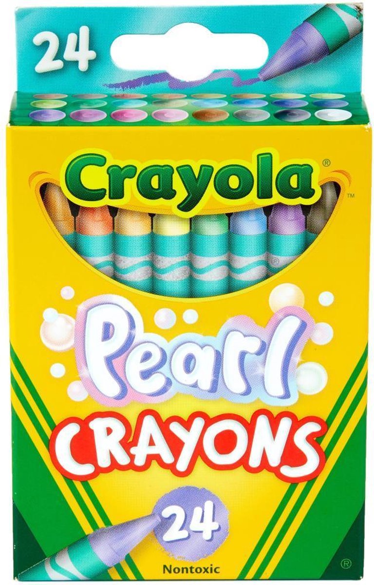 Crayola - Pearl waskrijtjes - 24stuks