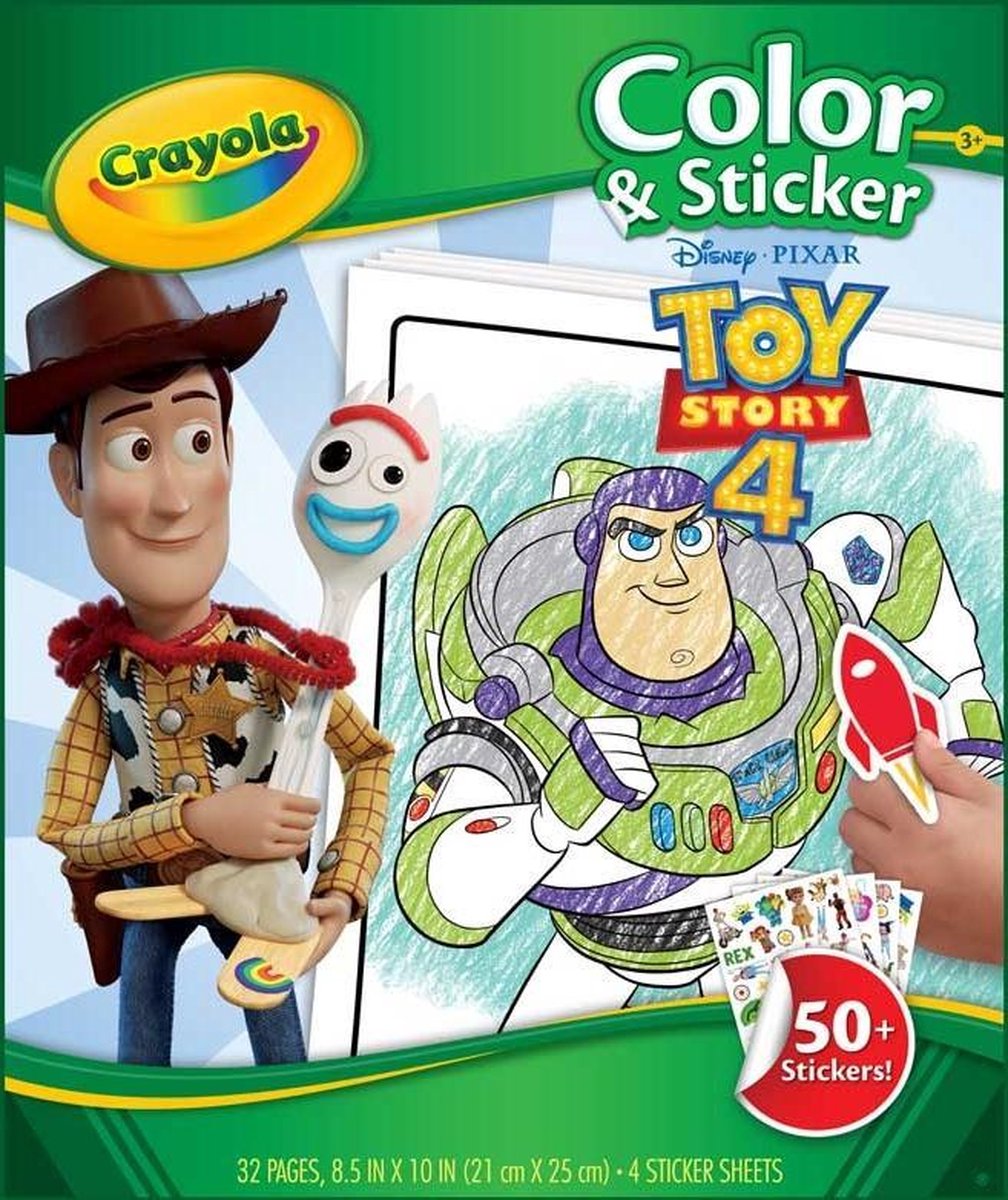 Crayola - Toy Story 4 - Kleur en Stickerboek