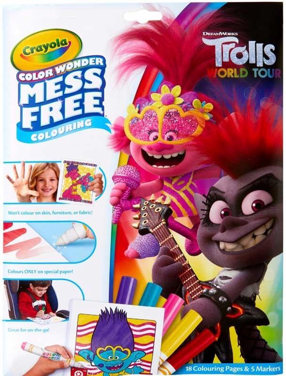 Crayola - Trolls 2 - Wonder kleurboek