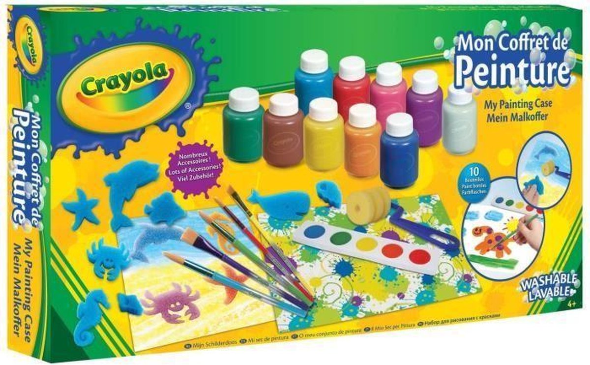 Crayola - Verfkoffer - Mon Coffret de Peinture