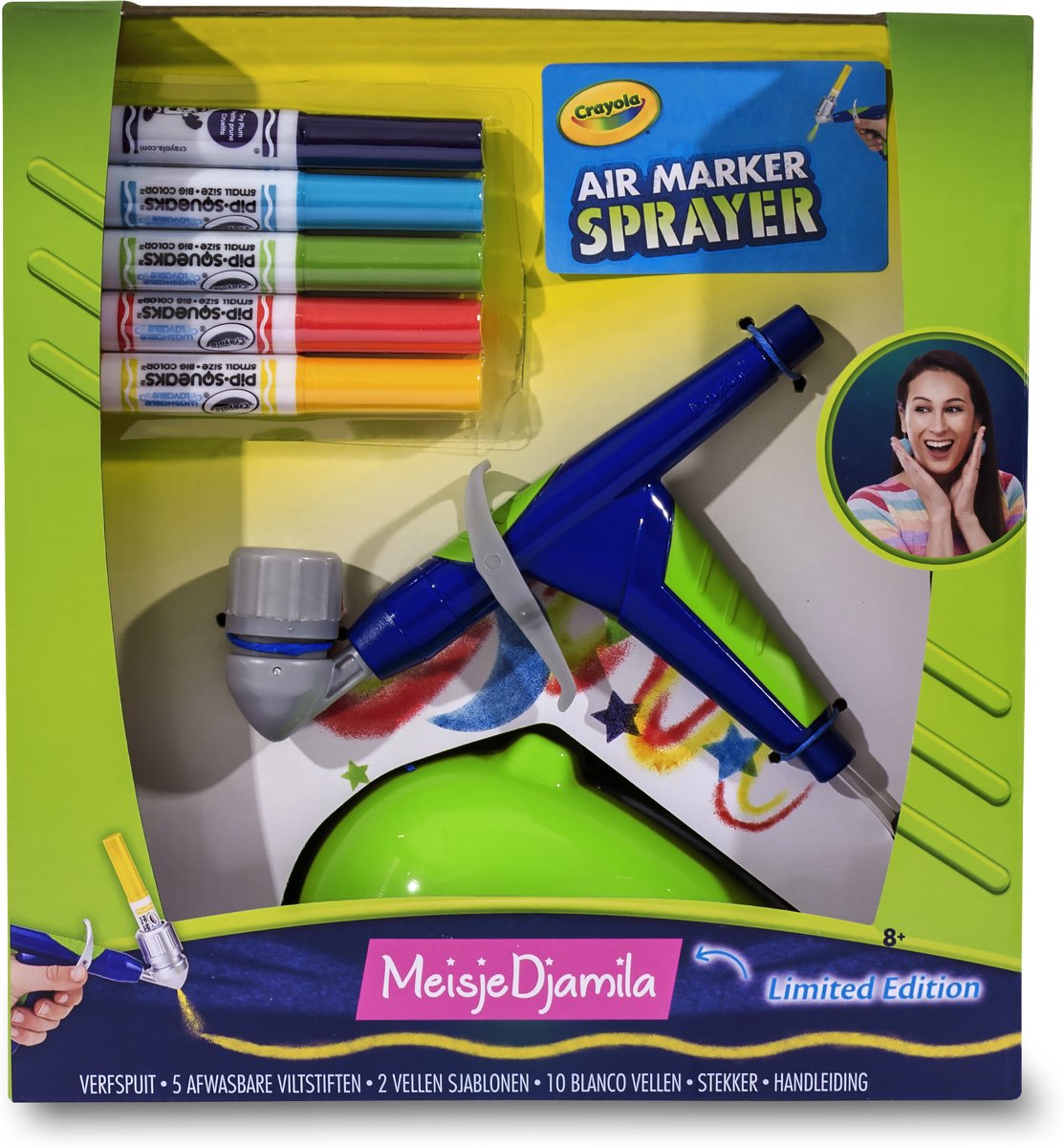 Crayola Air Marker Sprayer MeisjeDjamila