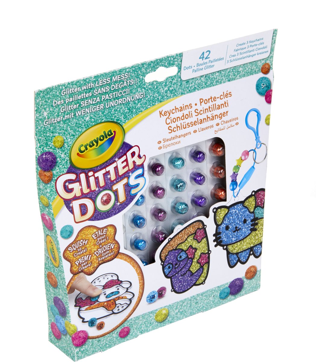 Crayola Glitter Dots - Sleutelhangers Set