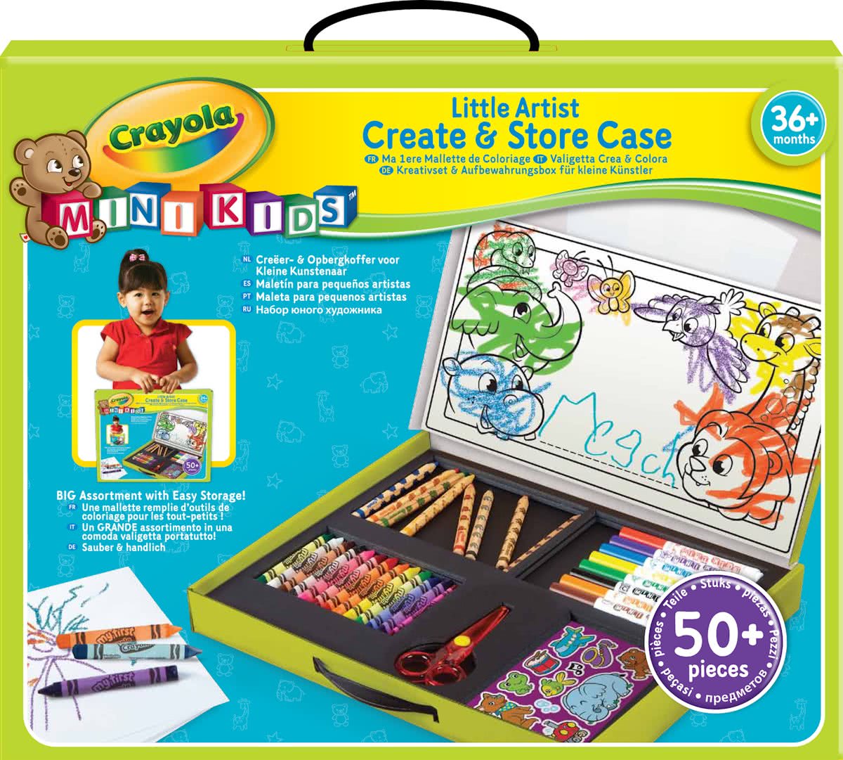 Crayola Mini Kids - Creatie- en opbergkoffer