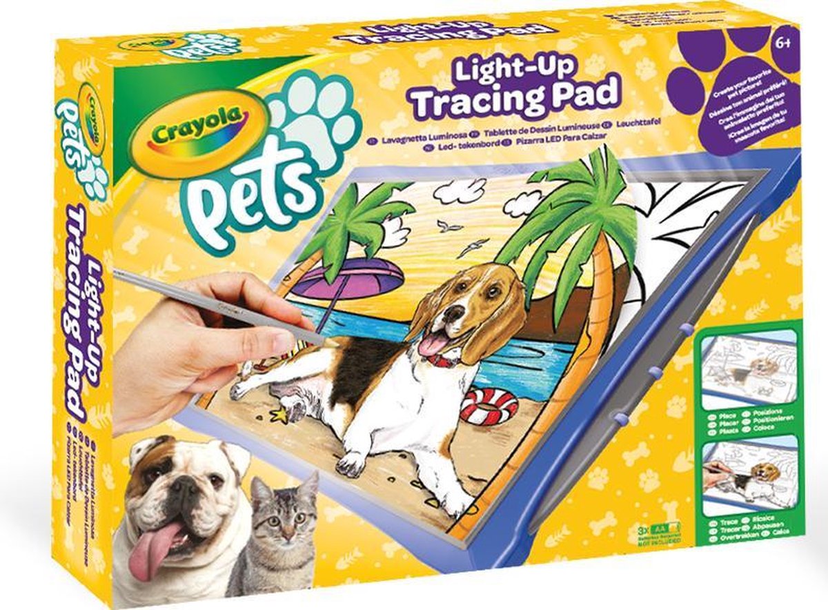 Crayola Pets Led Tekenbord - Teken jouw huisdier na