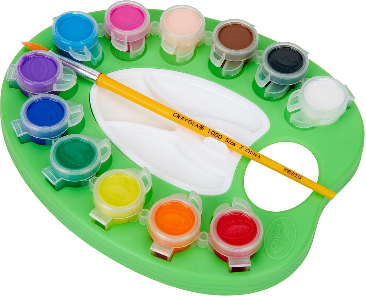 Crayola Schilderspalet 12 kleuren acrylverf