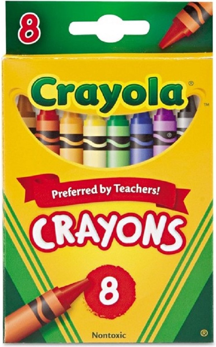 Crayola Waskrijtjes 8 stuks