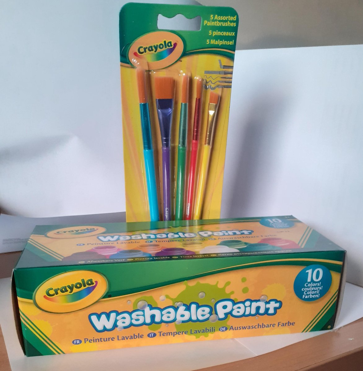 Crayola verf 10 flessen met kwasten