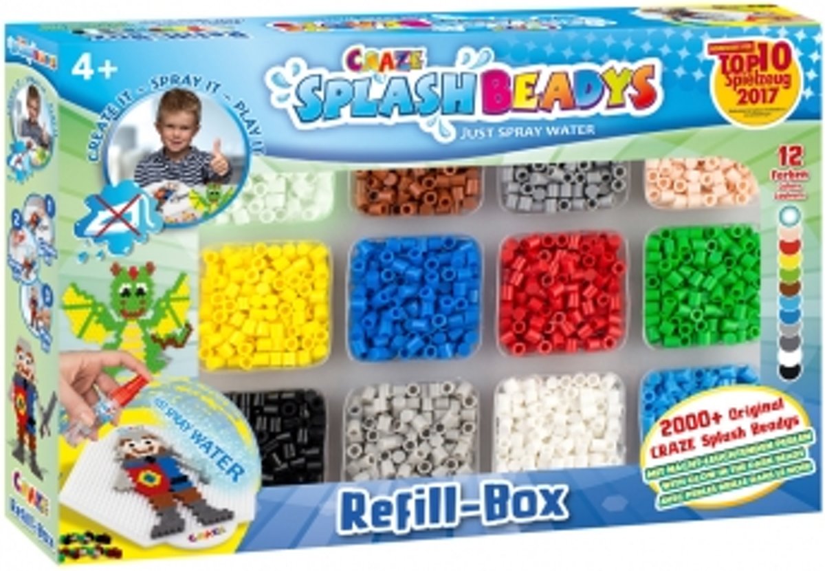 Craze Splash Beadys Navulling 12 Kleuren