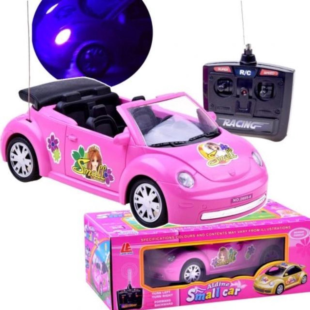 Bestuurbare auto voor Meisjes en Kinderen - Bestuurbare auto roze - Bestuurbare auto voor buiten en binnen - Met afstandsbediening - roze