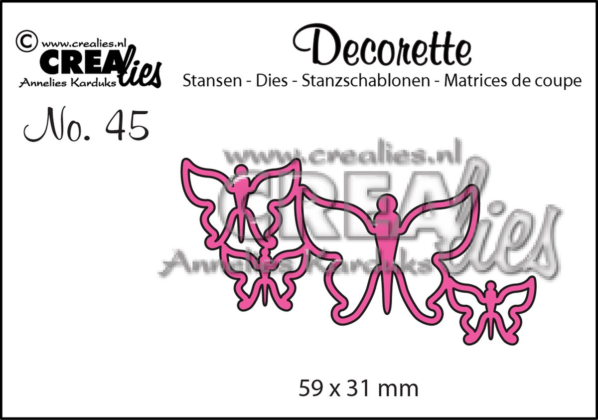   Decorette snijmal - no.45 Vlinders 7