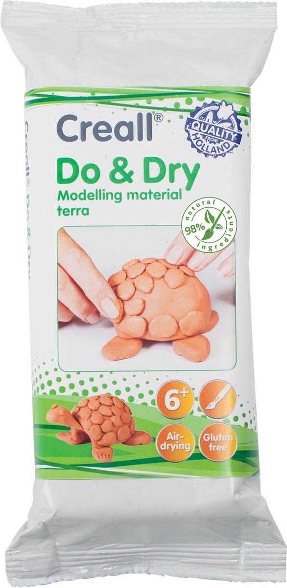 16x Creall Boetseerpasta Do & Dry terracotta, pak a 500 g