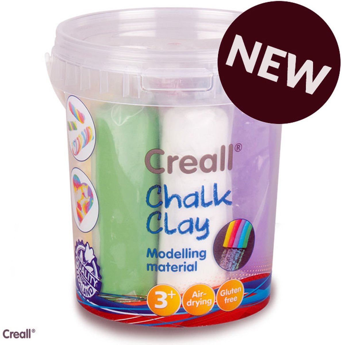 Chalk Clay - 750g Assortiment - Maak van klei je eigen stoepkrijt