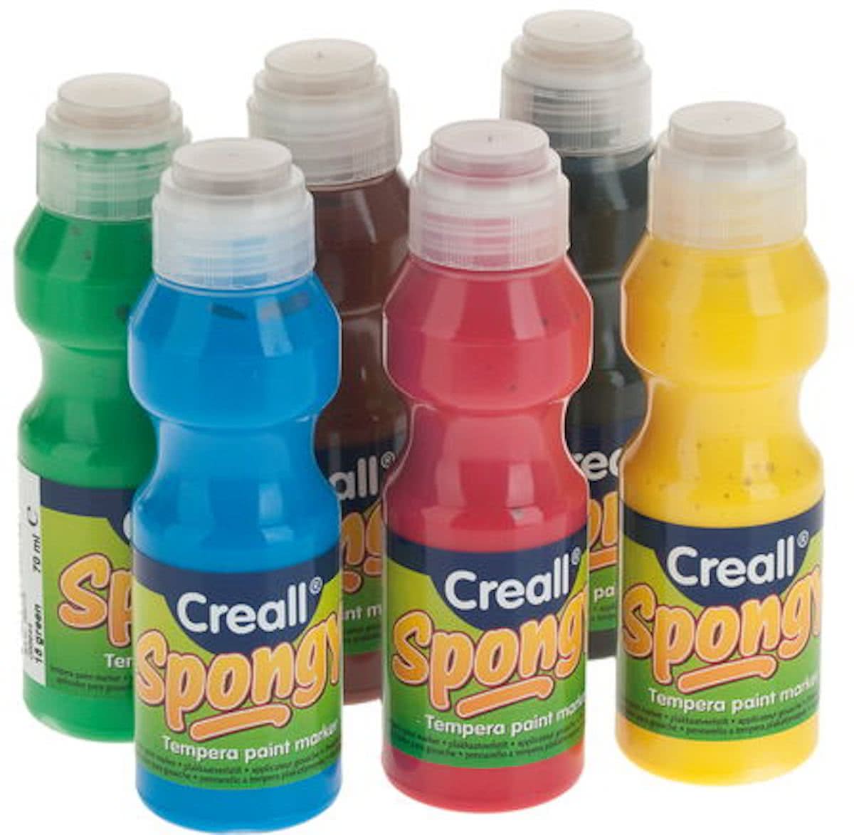 Creall Spongy plakkaatverfstift 6x70ml