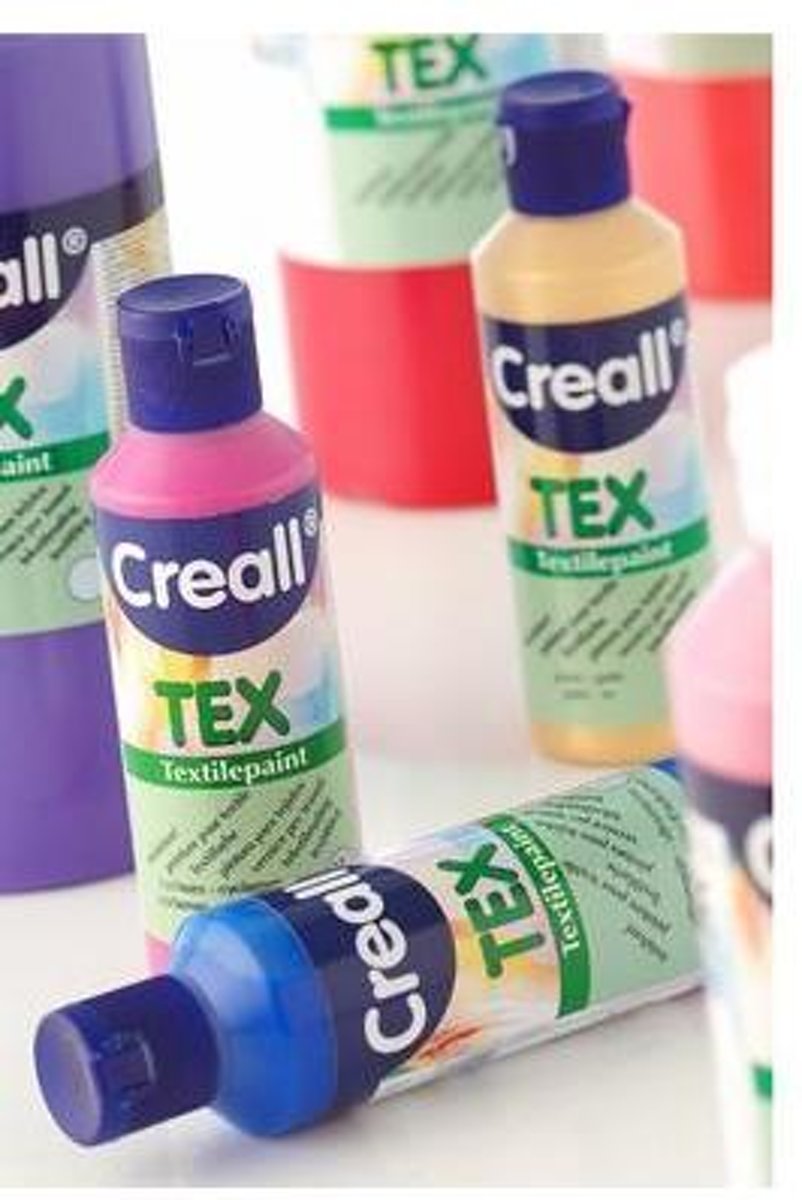 Creall Tex - textielverf wit 1 Fles - 80 Mililiter 90723