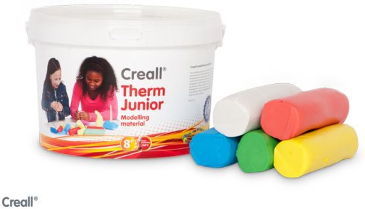 Creall Therm junior assortiment - 2000g Boetseermateriaal op Kunstofbasis