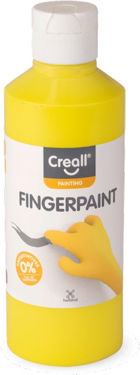 Creall Vingerverf 250ml - Geel