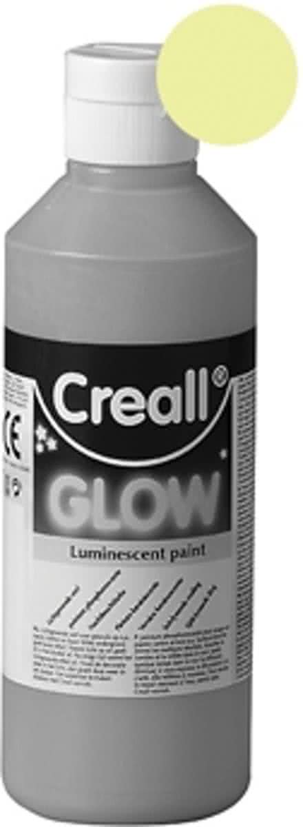 Creall glow lichtgevende verf 250ml geel