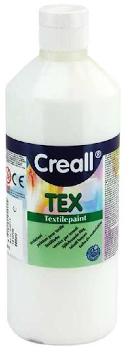 Creall tex, textielverf wit 500ml