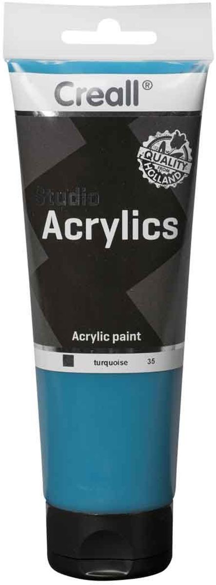 Studio Acrylics - Turquoise - Acryl Verf - Acrylverf voor kunstschilders