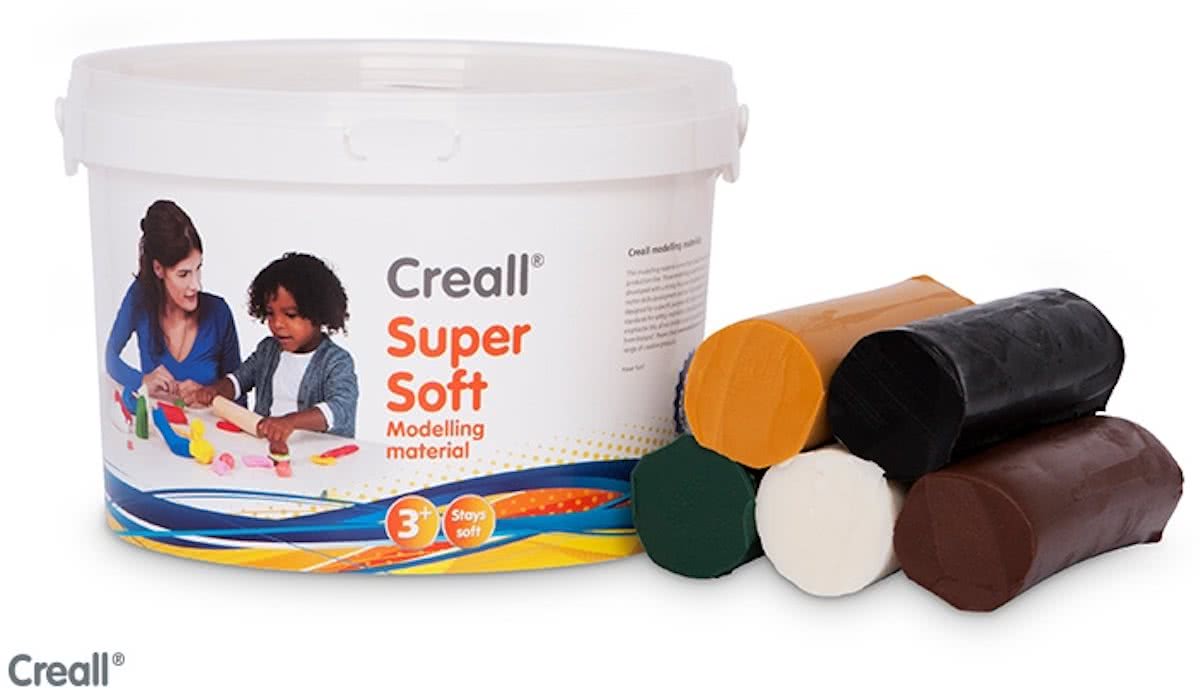 Creall Supersoft Klei, safari kleuren