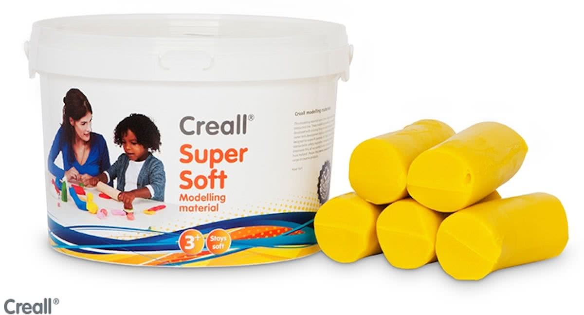 Creall Supersoft Klei geel