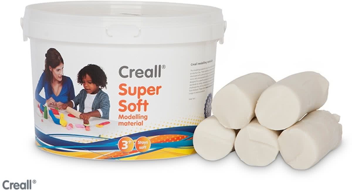 Creall Supersoft Klei wit