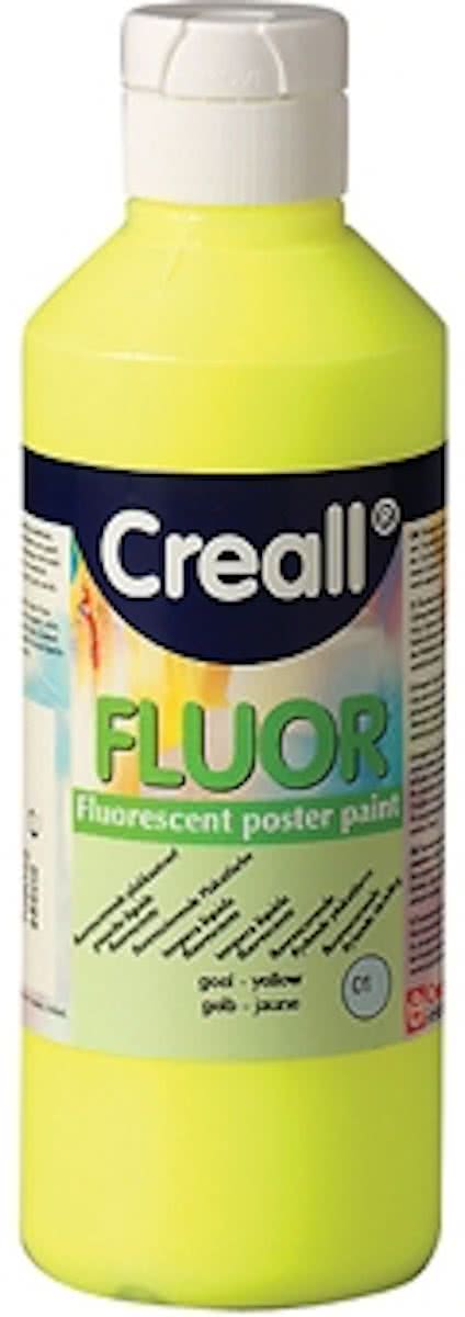 Creall fluor verf 250ml geel