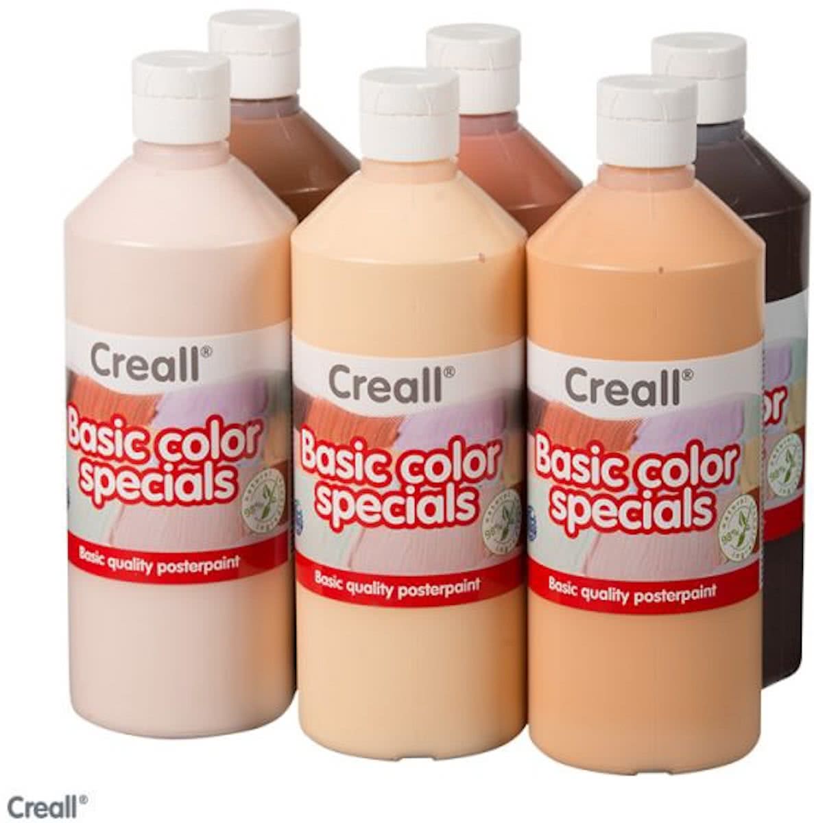 Creall plakkaatverf 6x500ml colours of the world